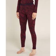 Icebreaker Women's Merino 260 Vertex Leggings Frozen Forms Merino undertøj rød