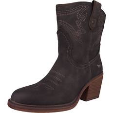 Mustang Damen Elegante Stiefel Western 1479502 Grau