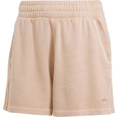 Beige - Women Shorts Adidas Essentials Women Shorts Beige