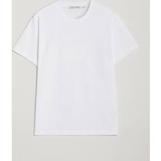 Tiger of Sweden Hvite T-skjorter Tiger of Sweden Dillan Logo Crew Neck T-Shirt Pure White