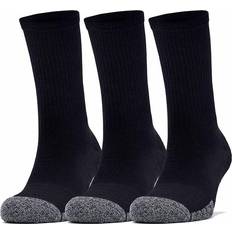 Under Armour Socks Under Armour Adult HeatGear Crew Socks 3-pack, Svart