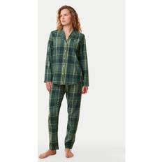 Femme - Vert Pyjamas Triumph Damen Boyfriend PW X Checks GREEN COMBINATION