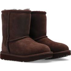 Wool Boots UGG UGG Kids Classic II boots kids Sheep Skin/Shearling/Rubber/Fabric Kids Brown
