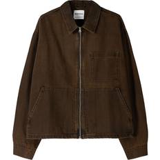 Bershka Femme Vêtements d'extérieur Bershka canvas worker jacket in light brown