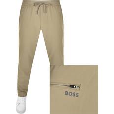 Microfiber Trousers BOSS T Flex Trousers Khaki