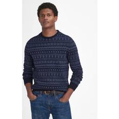 Barbour Men Tops Barbour Stonebeck Crewneck Sweater Navy (Medium)