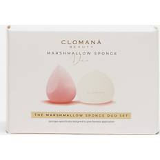 Pink Sponges Duo Clomana Beauty Marshmallow Sponge Makeup Duo-Pink