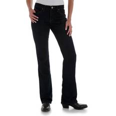 Wrangler Women Clothing Wrangler Women's Q-Baby Mid Rise Boot Cut Ultimate Riding Jean, Dark Dynasty, 15-30