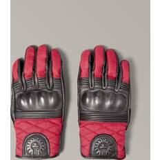 Belstaff Hampstead Motorcycle Gloves Calf Leather - Black/Red