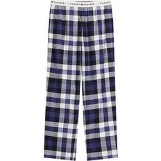 Tommy Hilfiger Nachtwäsche Tommy Hilfiger Schlafhose Flannel Heritage Check Midi Blue 10-12 Jahre (140-152) Schlafanzug 2-teilig