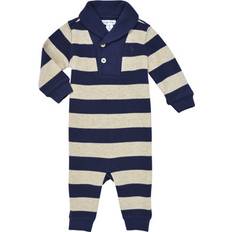 Multifärgade Jumpsuits Barnkläder Polo Ralph Lauren Strampler Navy/Beige Polo Ralph Lauren 62 Strampler