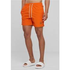 M Badehosen Urban Classics Badehose Block Swim Shorts Rustorange