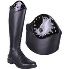 QHP Exchangeable tops for riding boots Romy Crystal Noir