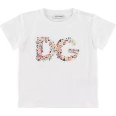 Dolce & Gabbana T-shirt Hvid m. Blomsterbrodering 18-24 mdr T-Shirt