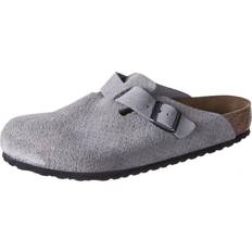 Hombre Zuecos Birkenstock Boston BS Suede Embossed Regular Fit