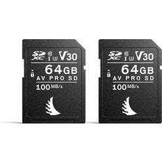 Angelbird Memory Cards Angelbird AV PRO SD V30 UHS-I SDXC Memory Card 64GB 2-Pack