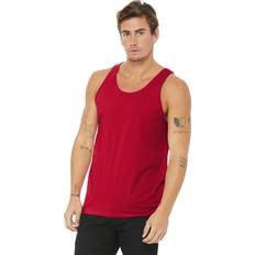 Red Tank Tops Bella+Canvas Unisex Jersey Tank Red