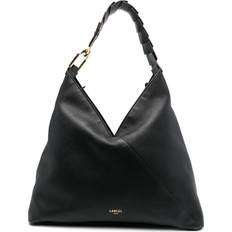 Lancel Pagode leather shoulder bag women Calf Leather/Cotton One Size Black