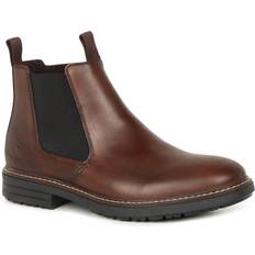 Rieker Parker Mens Chelsea Boots Colour: Nougat Lea