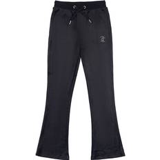 Diamante Bootcut Jogging Bottoms - Black