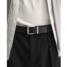 Gant GANT Unisex logo läderbälte bälte, svart