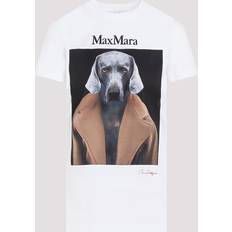 Magliette Max Mara Printed Jersey T-Shirt - Bianco