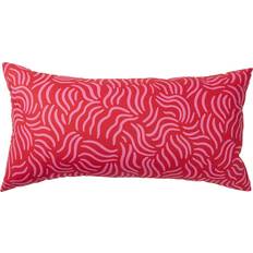 IKEA Sandmott Kissen Komplettes Dekokissen Rot, Rosa (58x30cm)