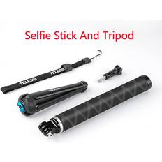 Dechoicelife TELESIN 0.9m Carbon Fiber Lightest Selfie Stick Aluminium Alloy Tripod For GoPro Hero 11 10 9 Insta360 DJI Osmo Action2 3 Camera