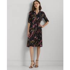 Lauren Ralph Lauren Dam Klänningar Lauren Ralph Lauren Poly CDC 79dress Dam Midiklänningar Från Magasin Navy