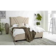 Beds & Mattresses Amaya Pearl Arlington Fabric Single Bed Frame