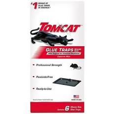 Tomcat Glue Traps Mouse Size With Eugenol - Black - 6 Glue Traps