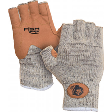 Wool Gloves & Mittens Fish Monkey Men's Wooly Wool Half-Finger Gloves Tan