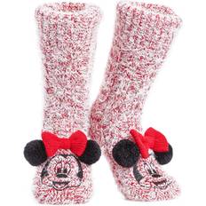 Disney Socks Disney Minnie Mouse Fluffy Socks Red One