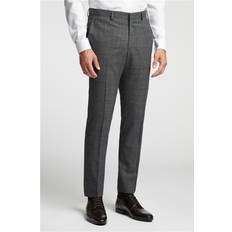 Grey - Suit Trousers Ted Baker Tailored Check Trousers, Grey/Blue