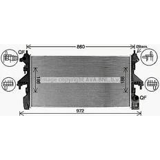 AVA Engine Cooling Radiator CN2321 2.0 Bluehdi 30/33