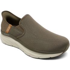 Beige - Slip-On Walking Shoes Skechers Extra-Wide Slip-Ins D'Lux Walker 2.0 - Brown