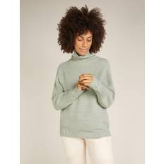 Icebreaker Damen Pullover Icebreaker Merino Seevista Rollkragenpullover Frau Ashen/moss Größe