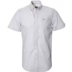 Lacoste Bomull Skjortor Lacoste Casual Button Down Skjorta - Grå