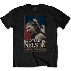 Nelson Willie Nelson Unisex T-Shirt: Born For Trouble Willie Nelson