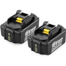 2X Replace Makita Battery 18V 5.0Ah Li-Ion BL1850B BL1860 BL1850 BL1860B BL1830B BL1840 BL1830 BL1820 BL1020B BL1815 BL1825 BL1835 BL1845 LXT400