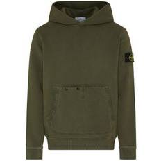 Stone Island Bomuldssweater Til Mænd - Grøn