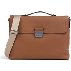 Michael Kors Briefcases Michael Kors Hudson Pebbled Leather Briefcase Brown (ONE SIZE)