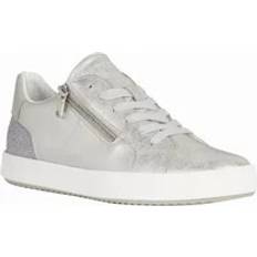 Geox Dame Sko Geox Dame Blomiee Sneakers Metallisk