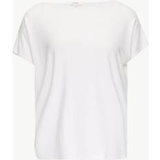 S.Oliver Damen T-Shirts s.Oliver Tanktop aus Baumwolljersey in Weiß