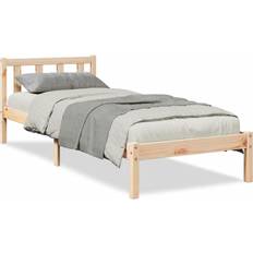 vidaXL Extra Long Bed Frame Without Mattress 90x220 cm Solid Wood Pine