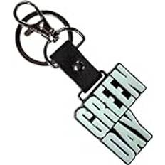 Green Day Green Day Stacked Band Logo Keychain - Grün