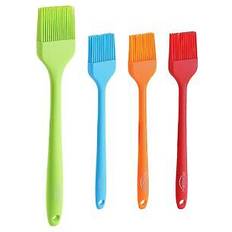 4 Pcs Silicone Basting Pastry Brush (Multicolor) Spatula 4 10.3"