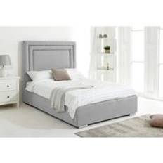 Beds & Mattresses Santiago Silver Arlington Fabric Small Double Bed Frame