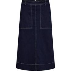 Magasin Magasin Esther 6G Dam Maxikjolar Dark Blue Denim