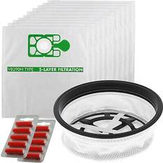 Spares2Go 11" Filter + 10 Bags For Numatic Cordless Henry HVB160